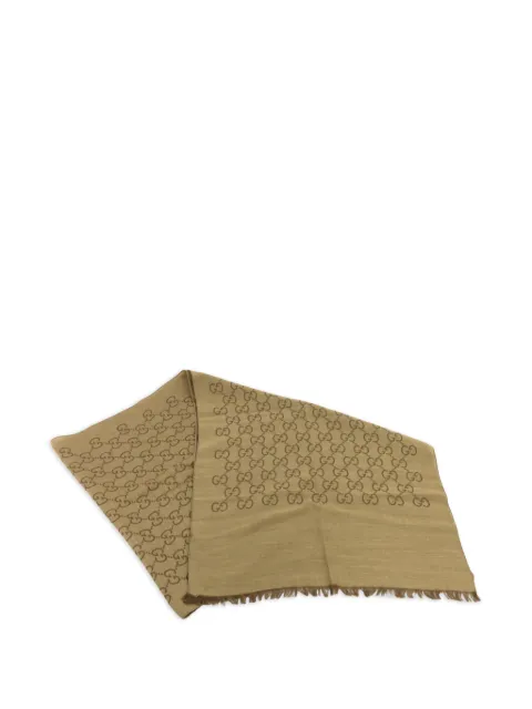 Gucci Pre-Owned monogram-pattern scarf