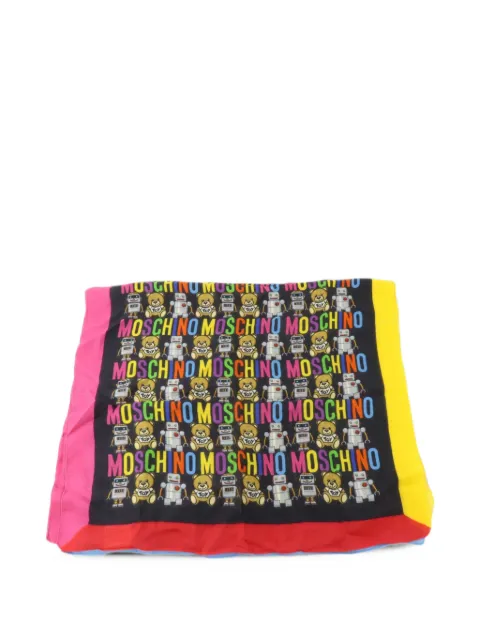 Moschino Pre-Owned Toy Robot scarf