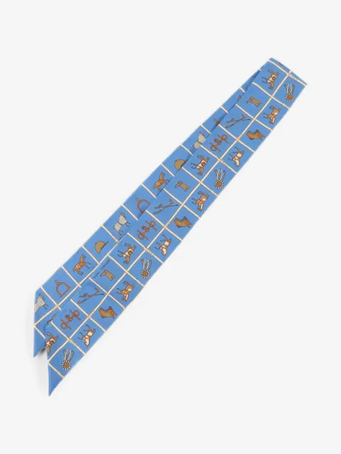 Hermès Pre-Owned mascada Twilly Couvertures et Tenues de Jour