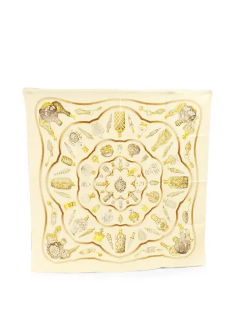 Hermès Pre-Owned perfume-bottle print scarf