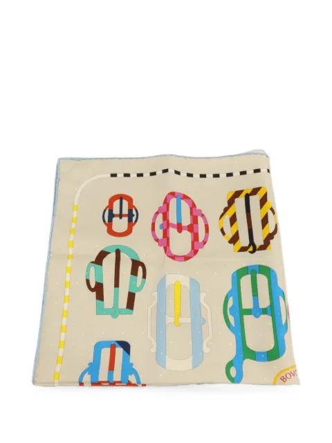 Hermès Pre-Owned  Bouclerie Moderne Plumetis printe silk scarf