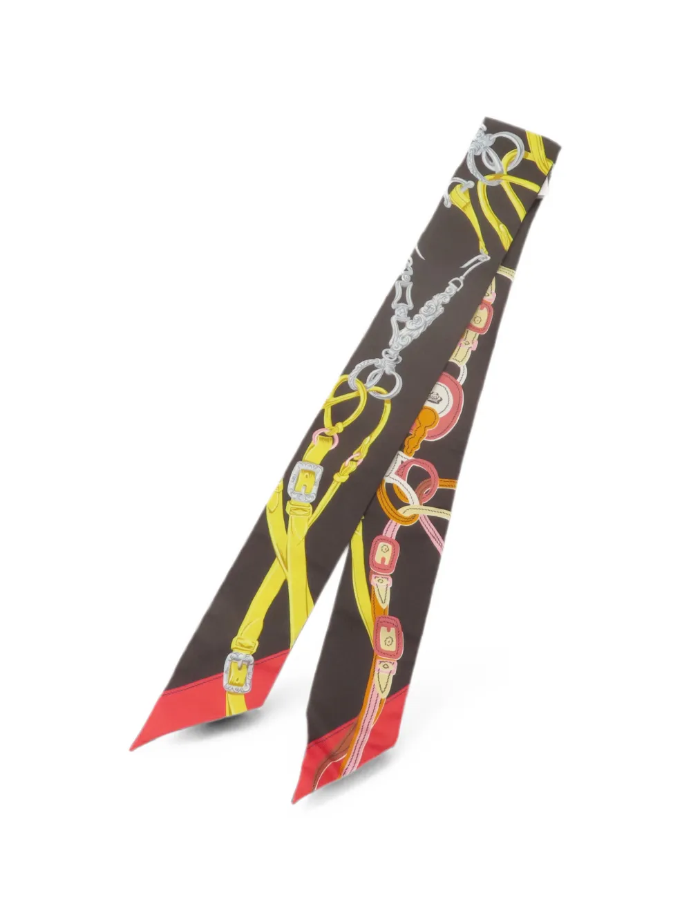 Hermès Pre-Owned Twilly scarf - Nero