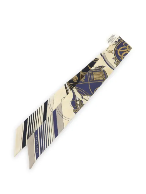 Hermès Pre-Owned Twilly silk scarf