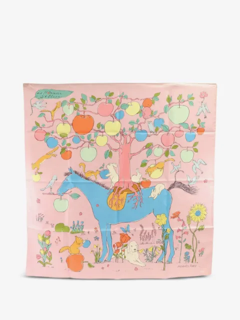 Hermès Pre-Owned Le Pommier Sellier sjaal