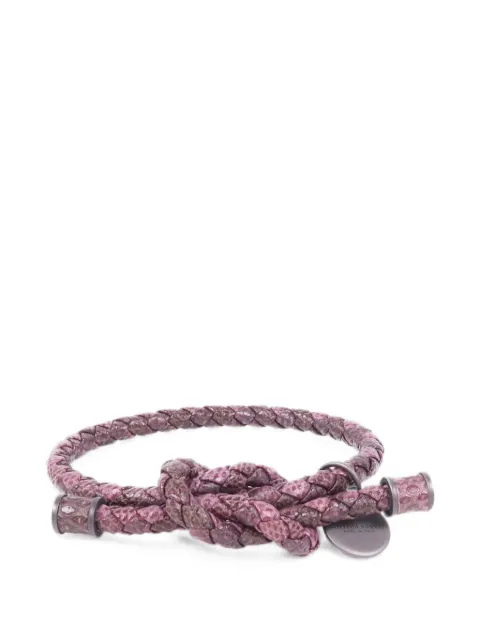 Bottega Veneta Pre-Owned braided leather bracelet