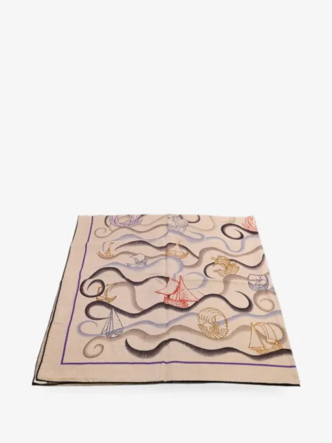 Hermès Pre-Owned graphic-print shawl