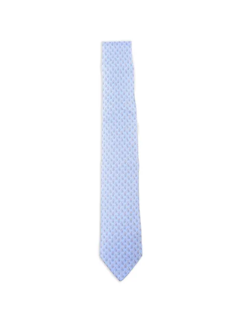 Hermès Pre-Owned padlock-print tie