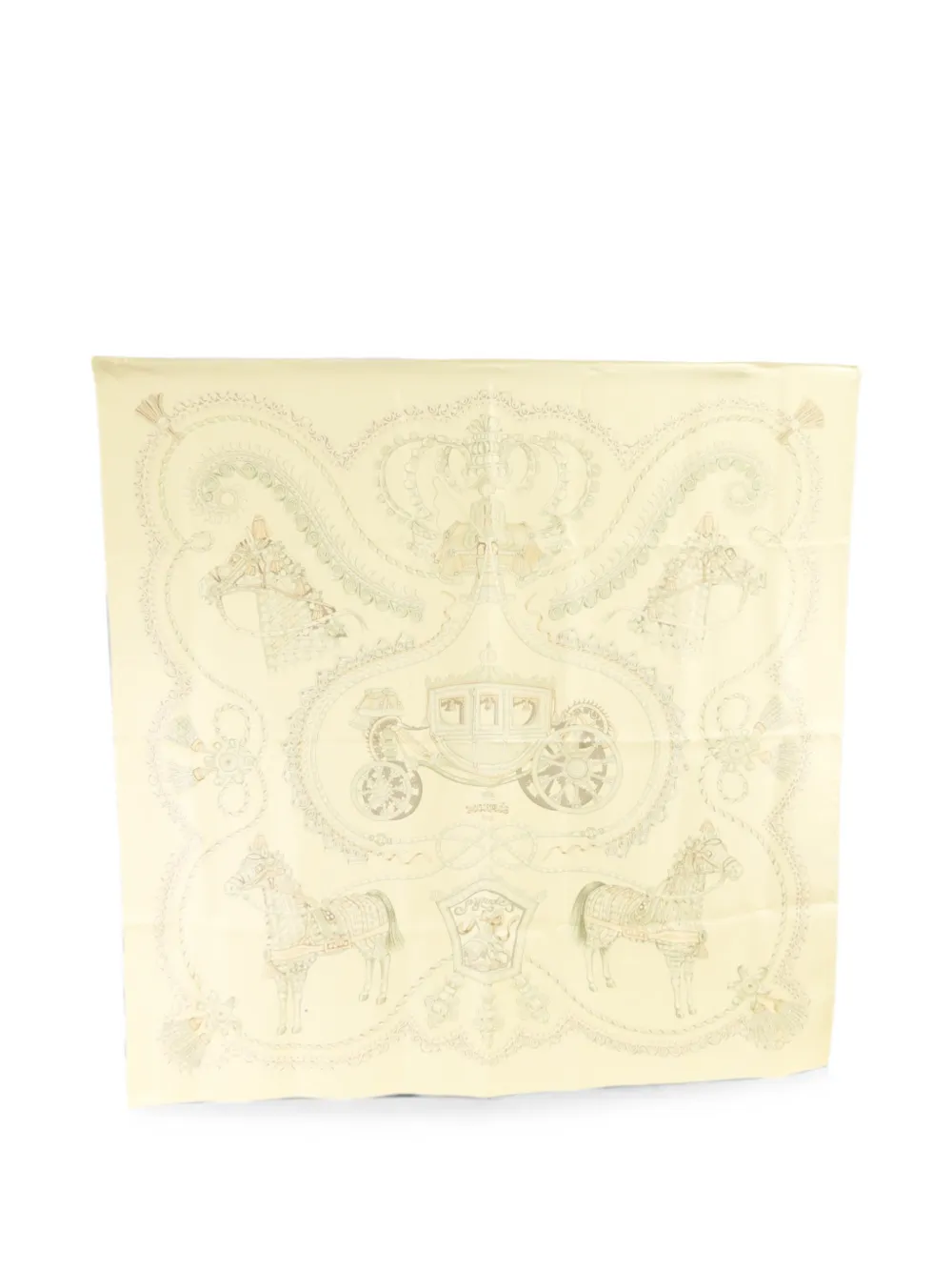 Hermès Pre-Owned プリント シルクスカーフ | ニュートラル | Image 1