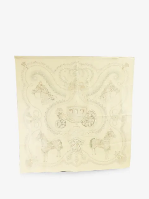 Hermès Pre-Owned horse-print silk scarf