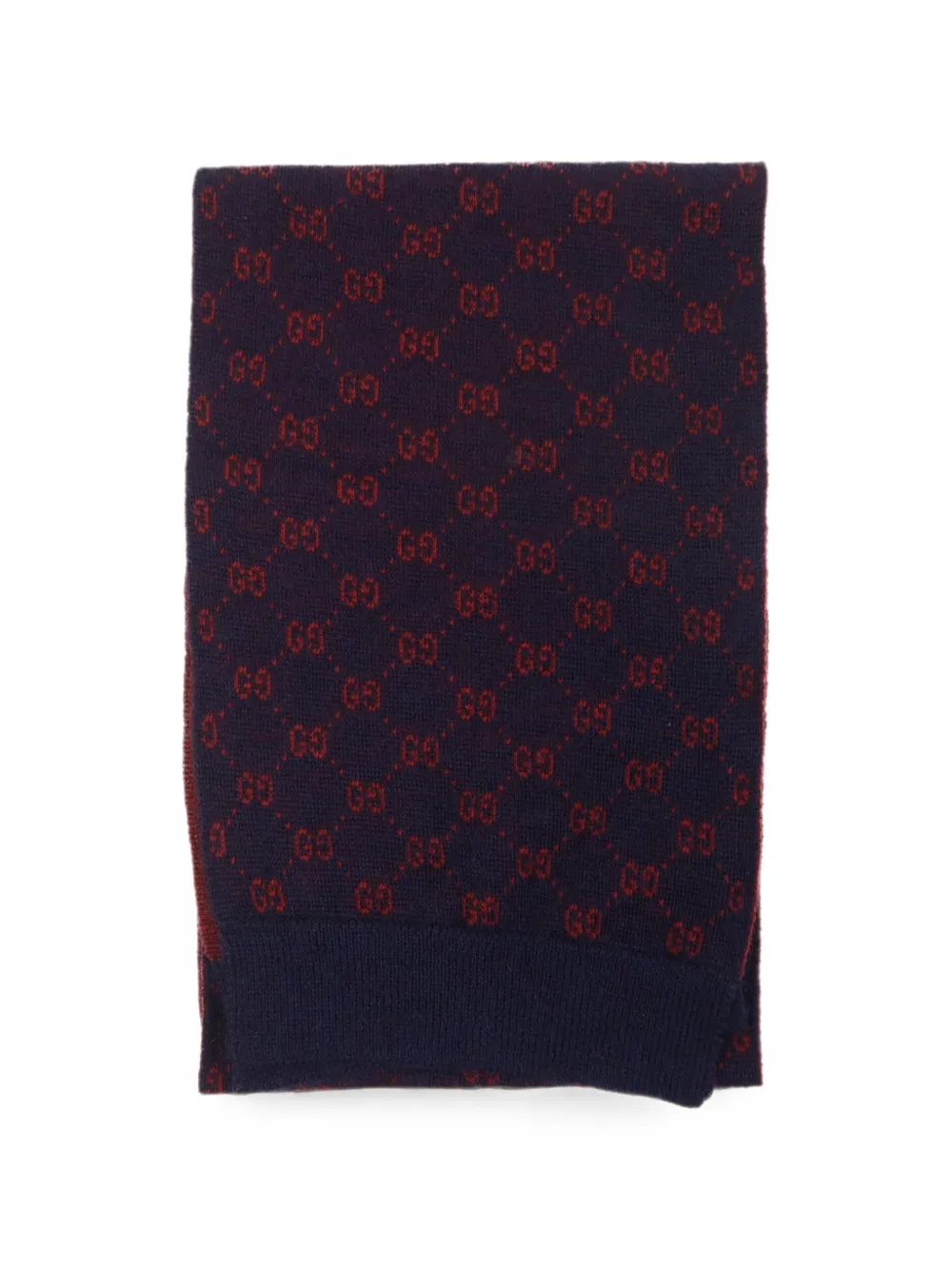 Gucci Pre-Owned GG monogram scarf - Rosso