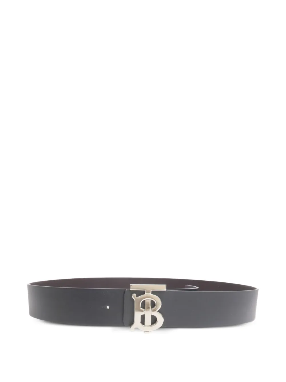 Burberry Pre-Owned Cintura con placca TB - Nero