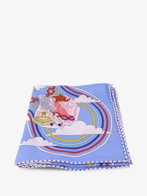 Hermès Pre-Owned graphic-pattern scarf