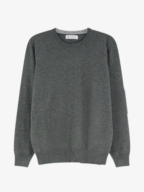 Brunello Cucinelli crewneck ribbed-trim sweater