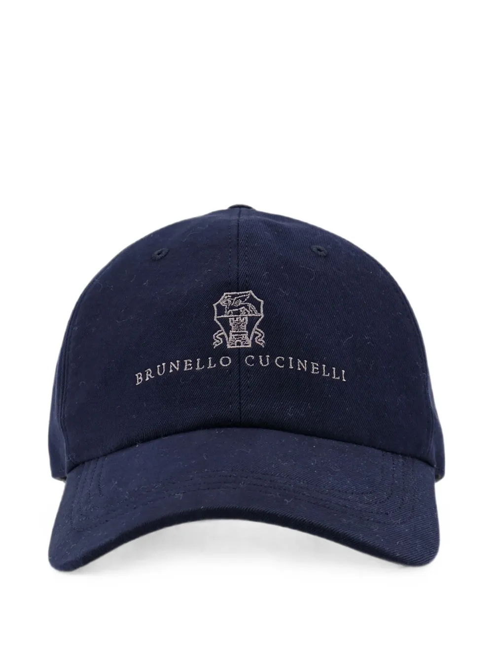 Brunello Cucinelli Logo-embroidered Baseball Cap In Blue