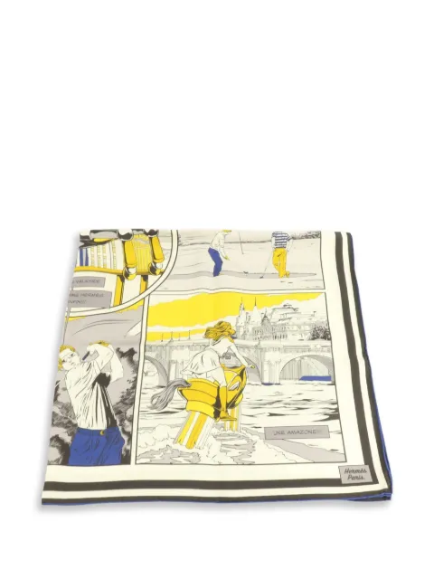 Hermès Pre-Owned Wow 90 double-face scarf 