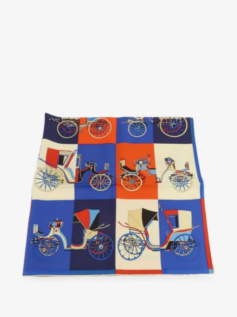 Hermès Pre-Owned Voitures Exquises silk scarf