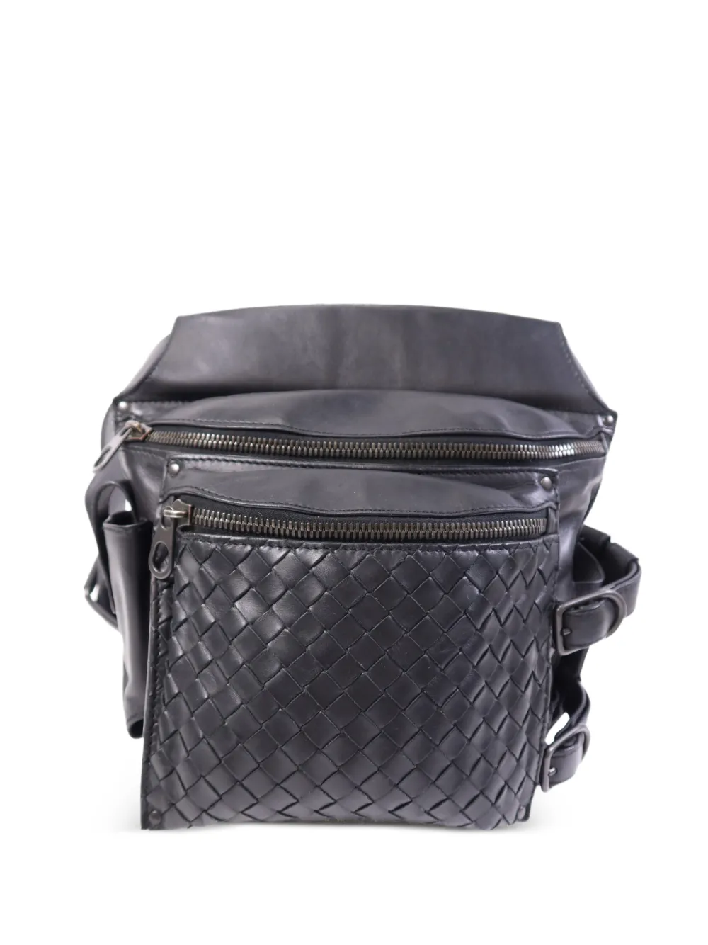 Bottega Veneta Pre-Owned Intrecciato Gürteltasche - Schwarz