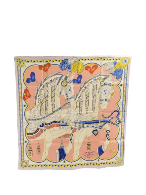 Hermès Pre-Owned Harnais de Coeur スカーフ