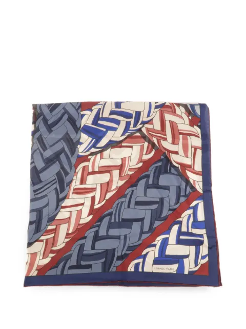 Hermès Pre-Owned rope-print scarf