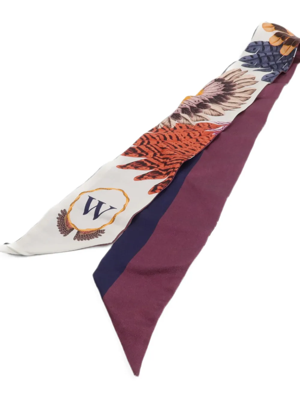 Dior Pre-owned Mitzah Silk Scarf in Purple, view 3