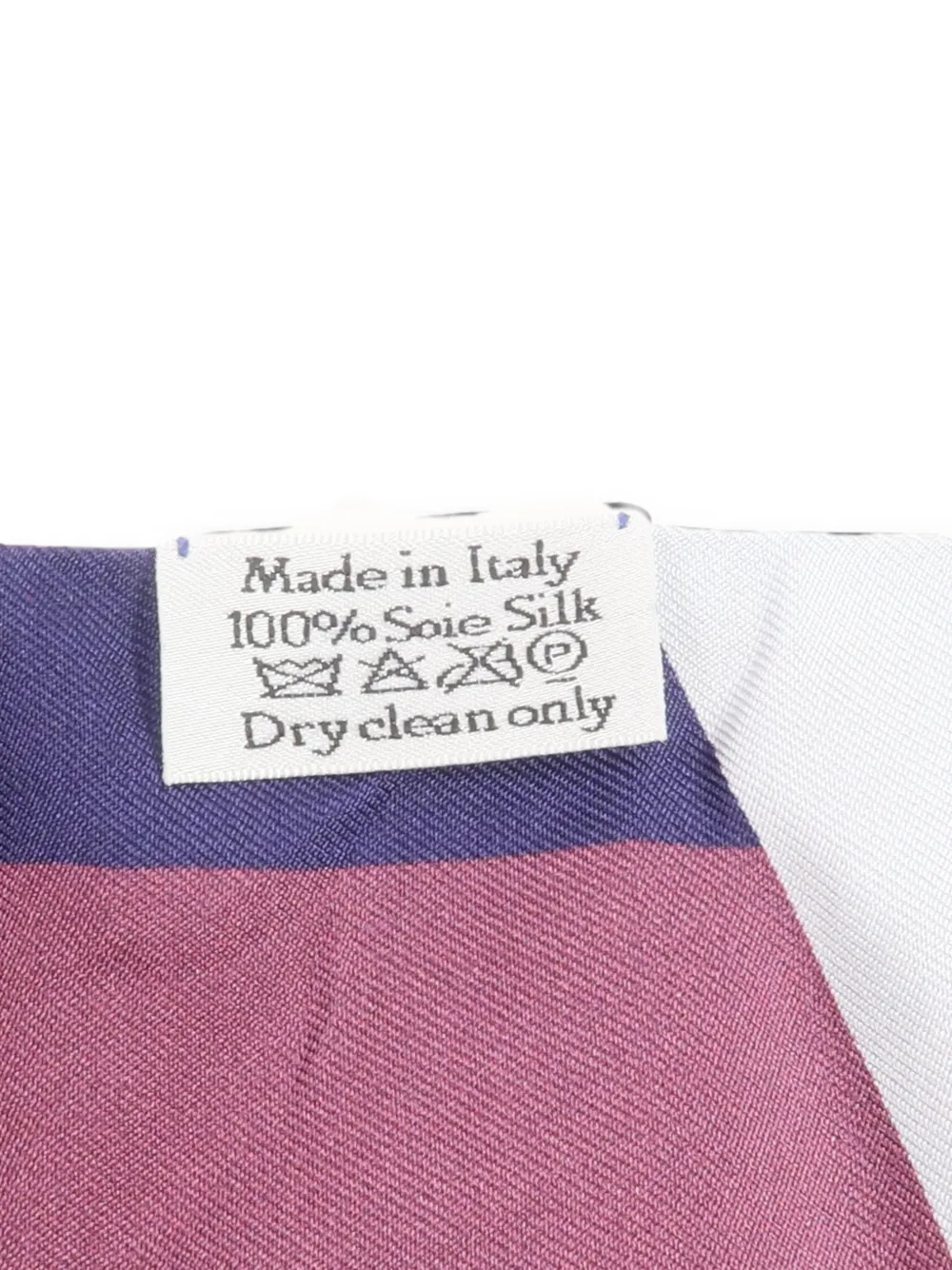 Dior Pre-owned Mitzah Silk Scarf in Purple, view 5