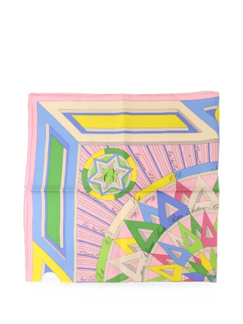 Hermès Pre-Owned geometric-print scarf
