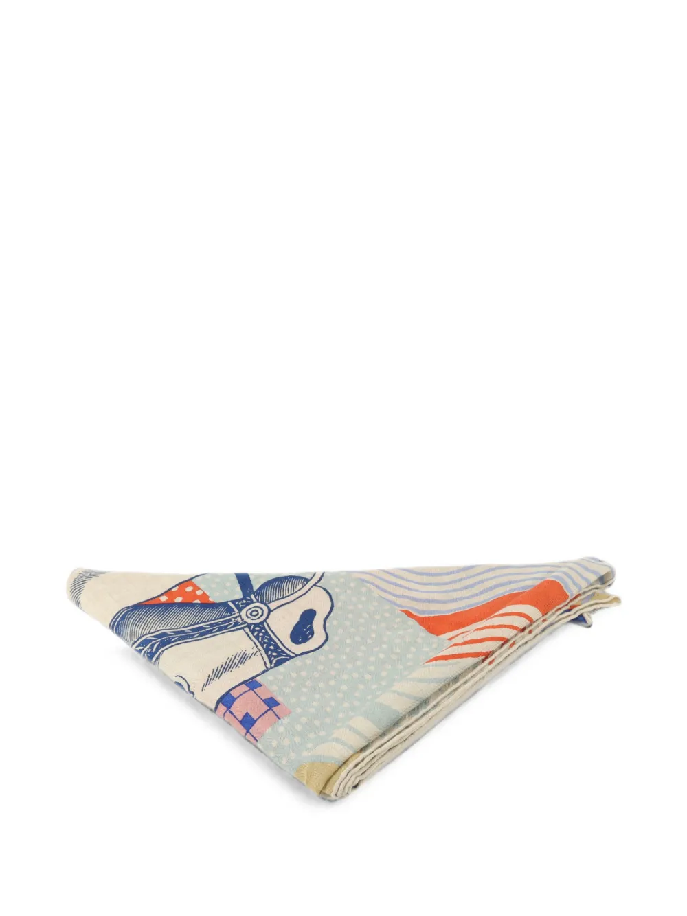 Hermès Pre-Owned  자이언트 트라이앵글 스카프 | 블루 | Image 1