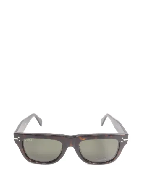 Celine Pre-Owned tortoiseshell-effect square sunglasses