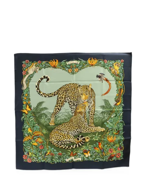 Hermès Pre-Owned pañuelo Jungle Love