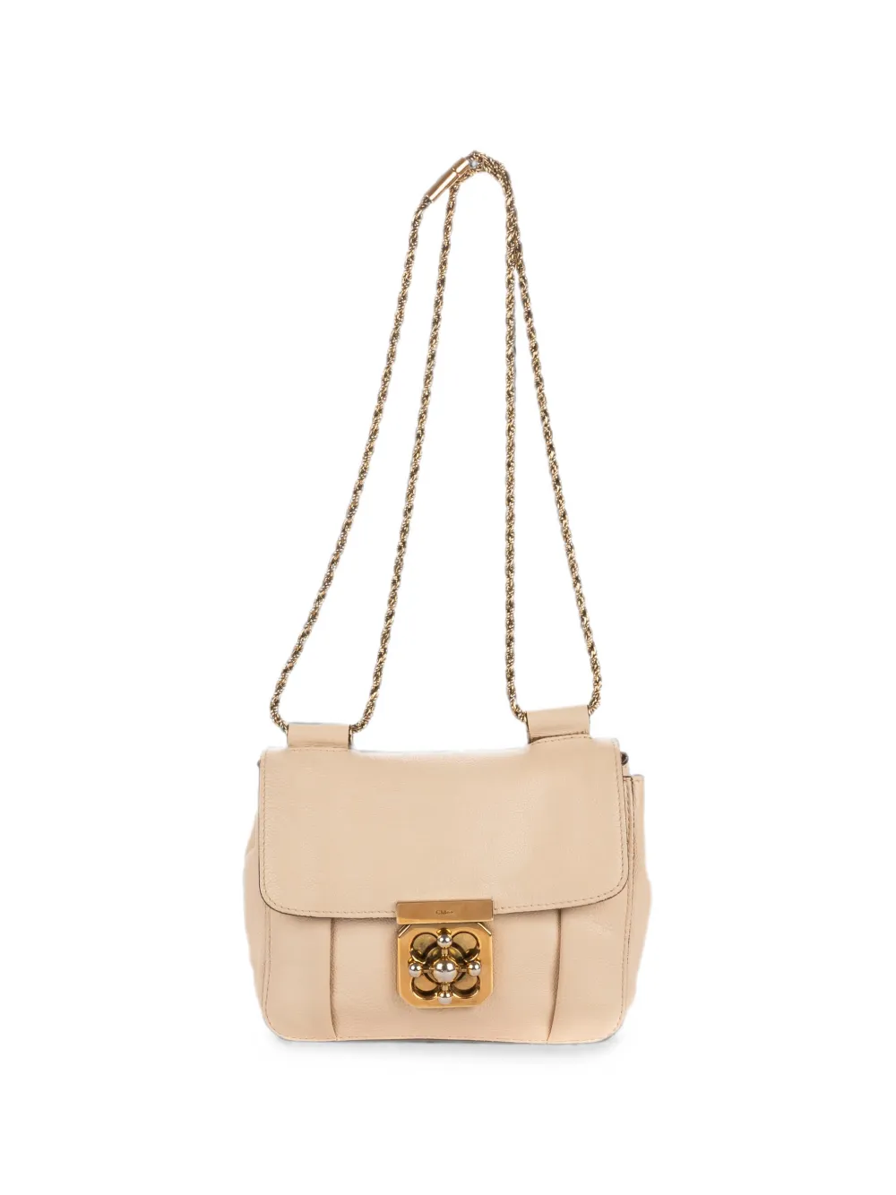 Chloé Pre-Owned small Elsie chain shoulder bag - Toni neutri
