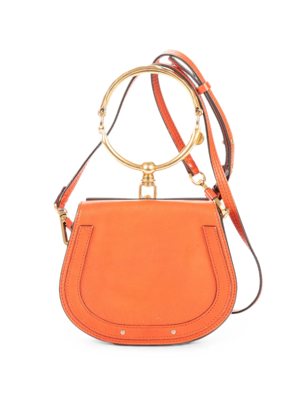 Chloé Pre-Owned Nile bracelet mini tote bag - Orange