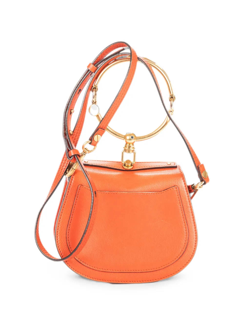 Chloé Pre-Owned Nile bracelet mini bag - Arancione