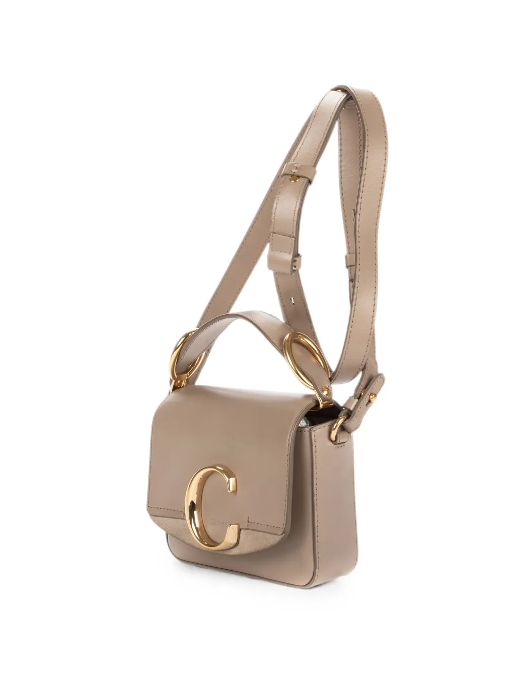 Chloé Pre-Owned mini C tote bag - Toni neutri
