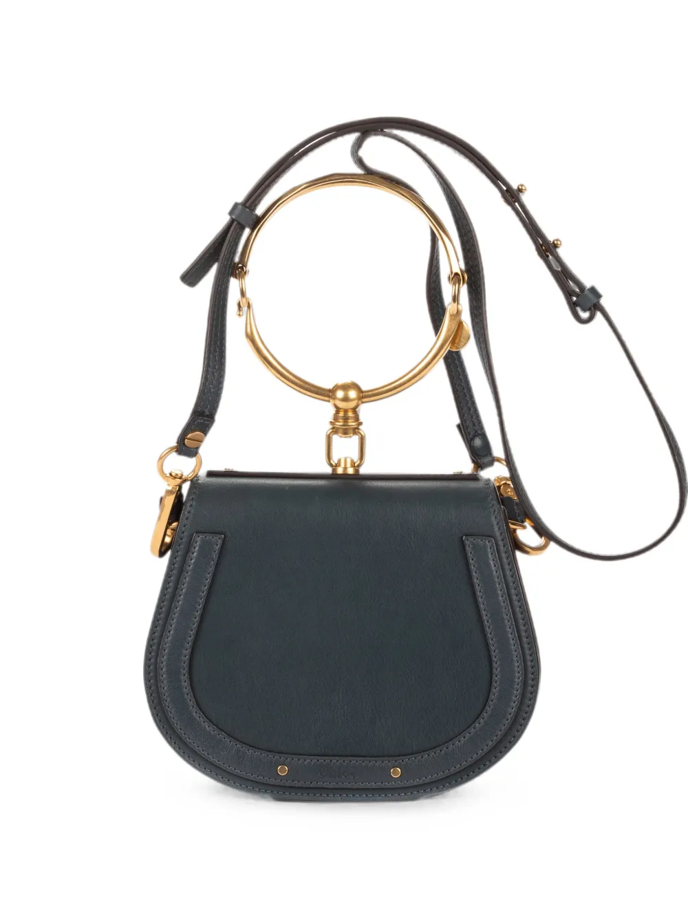 Chloé Pre-Owned small Nile bracelet tote bag - Blue