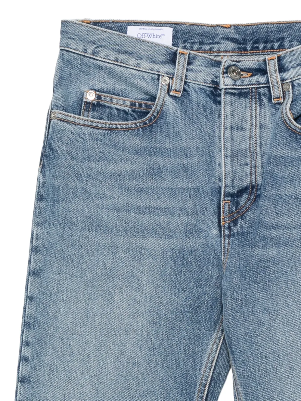 Off-White Straight jeans Blauw