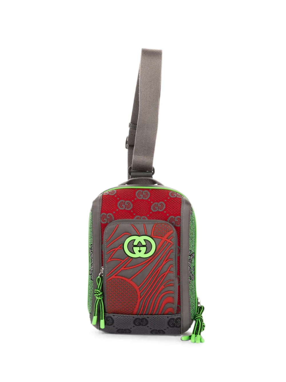 Gucci Pre-Owned GG-pattern backpack - Rosso