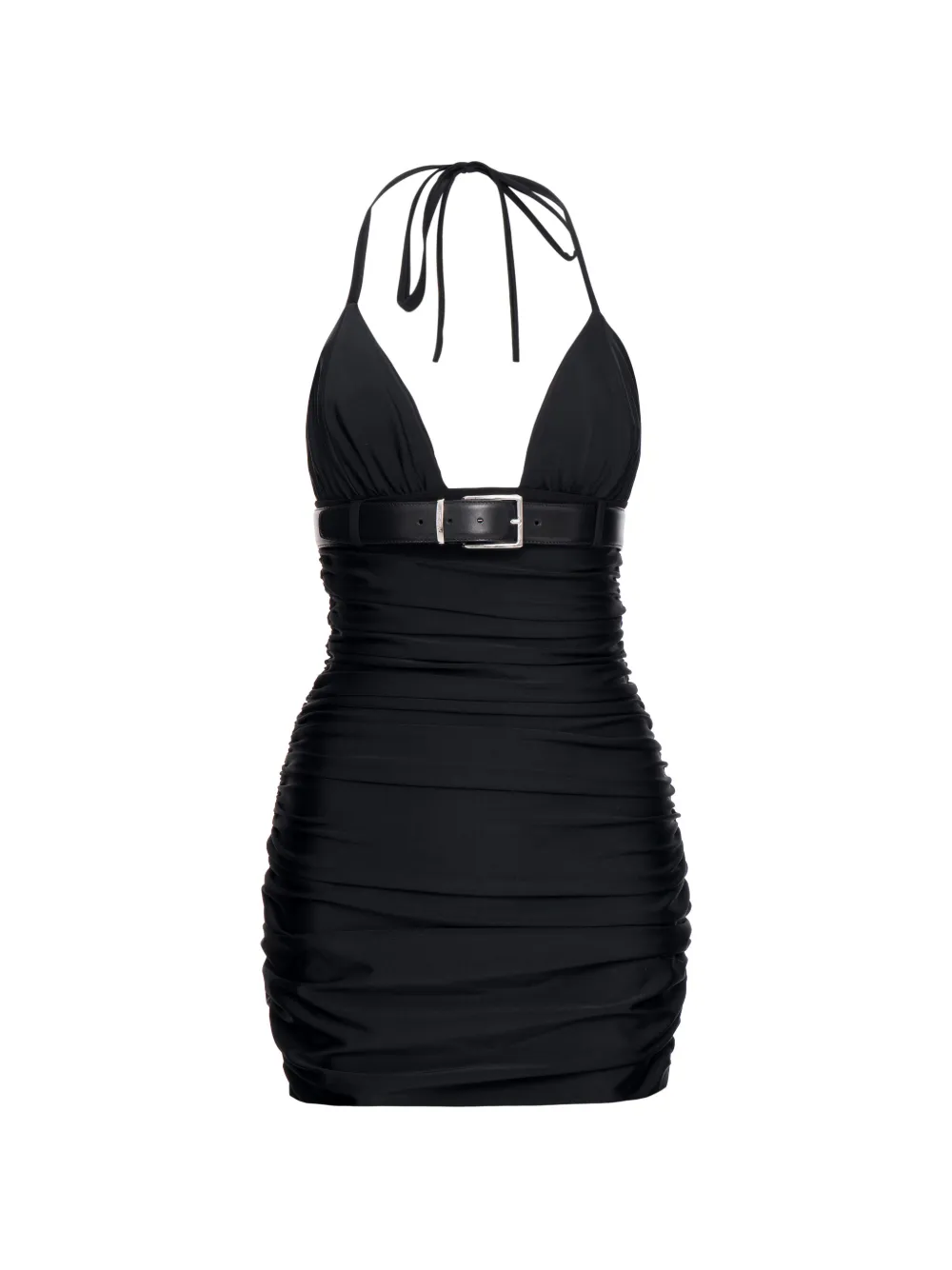 MEDEEA ruched mini dress - Nero