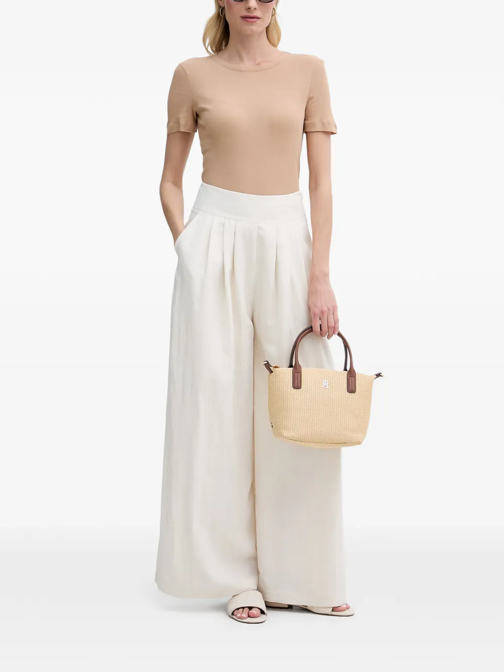 Sisley Palazzo plooibroek Beige
