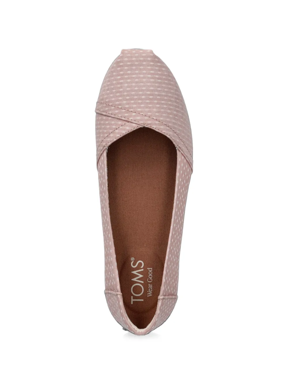 Toms Alpargata slip-on ballerina's met stippen Roze