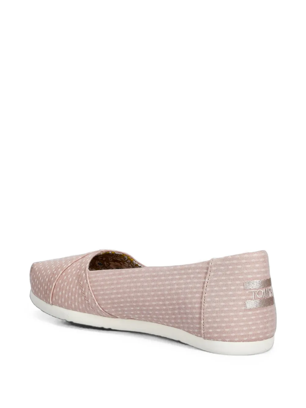 Toms Alpargata slip-on ballerina's met stippen Roze