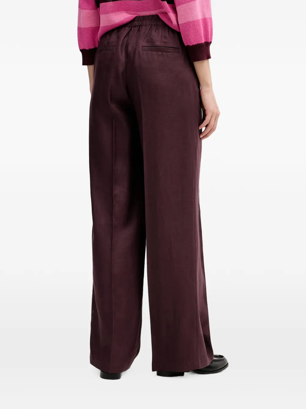 Sisley Straight plooibroek Bruin