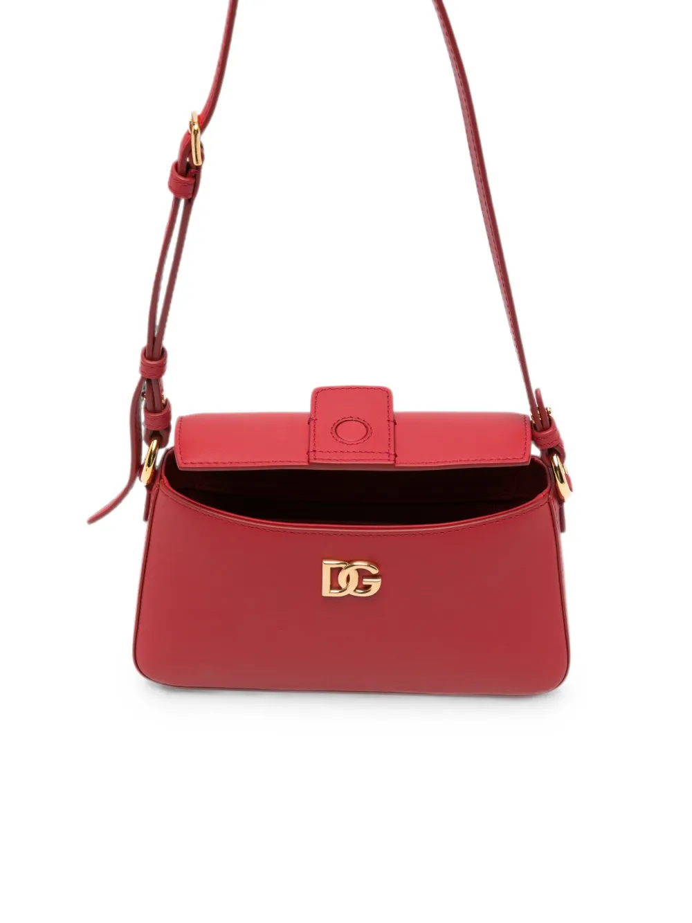 Dolce & Gabbana Leren telefoontas verfraaid met logo Rood