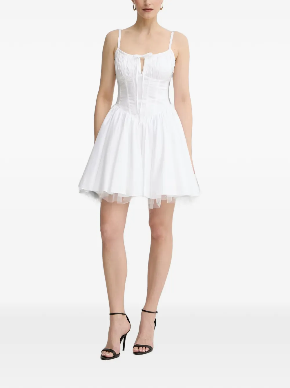 GUESS USA robe-bustier à coupe courte - Blanc GUESS USA robe-bustier à coupe courte - Blanc