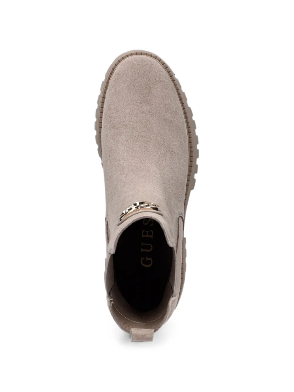 GUESS USA logo-plaque chunky-sole ankle boots Grijs
