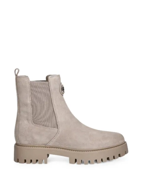 GUESS USA botines con placa del logo y suela gruesa