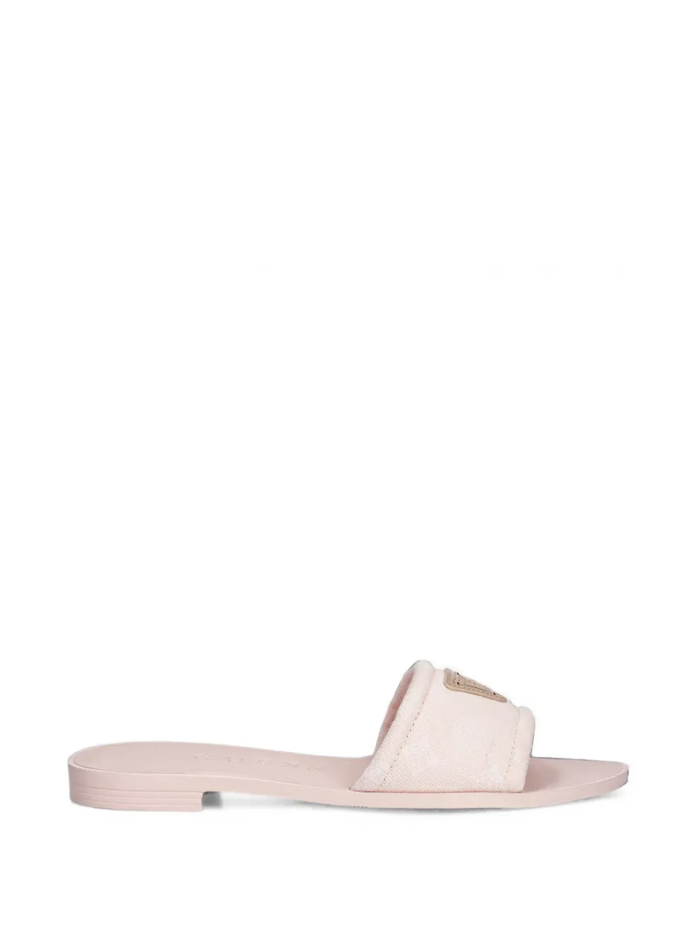 GUESS USA logo-plaque slides - Rosa