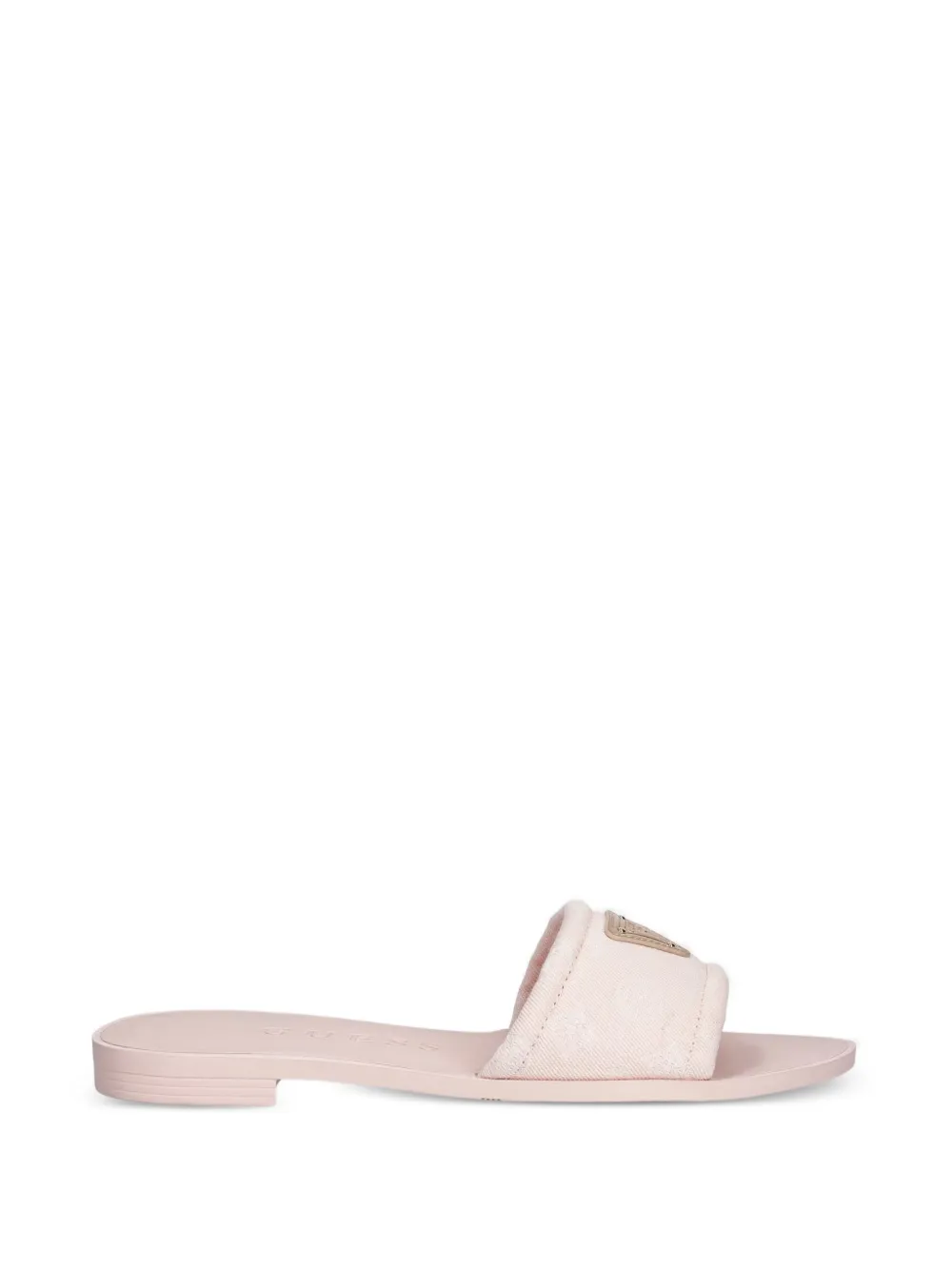 GUESS USA logo-plaque slides - Rosa