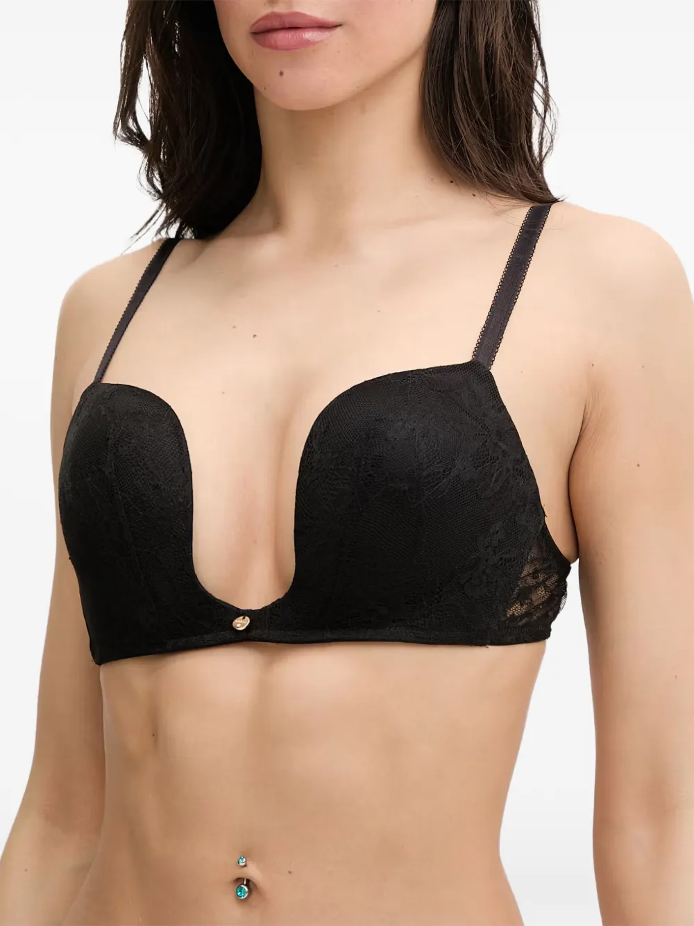 GUESS USA Reggiseno con strato in pizzo - Nero