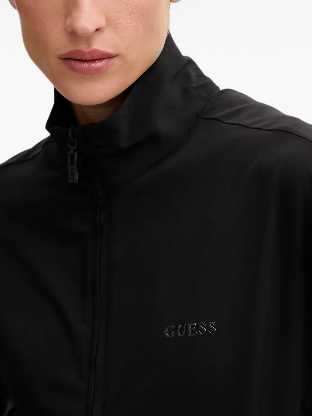 GUESS USA Shirtjack met logoprint Zwart