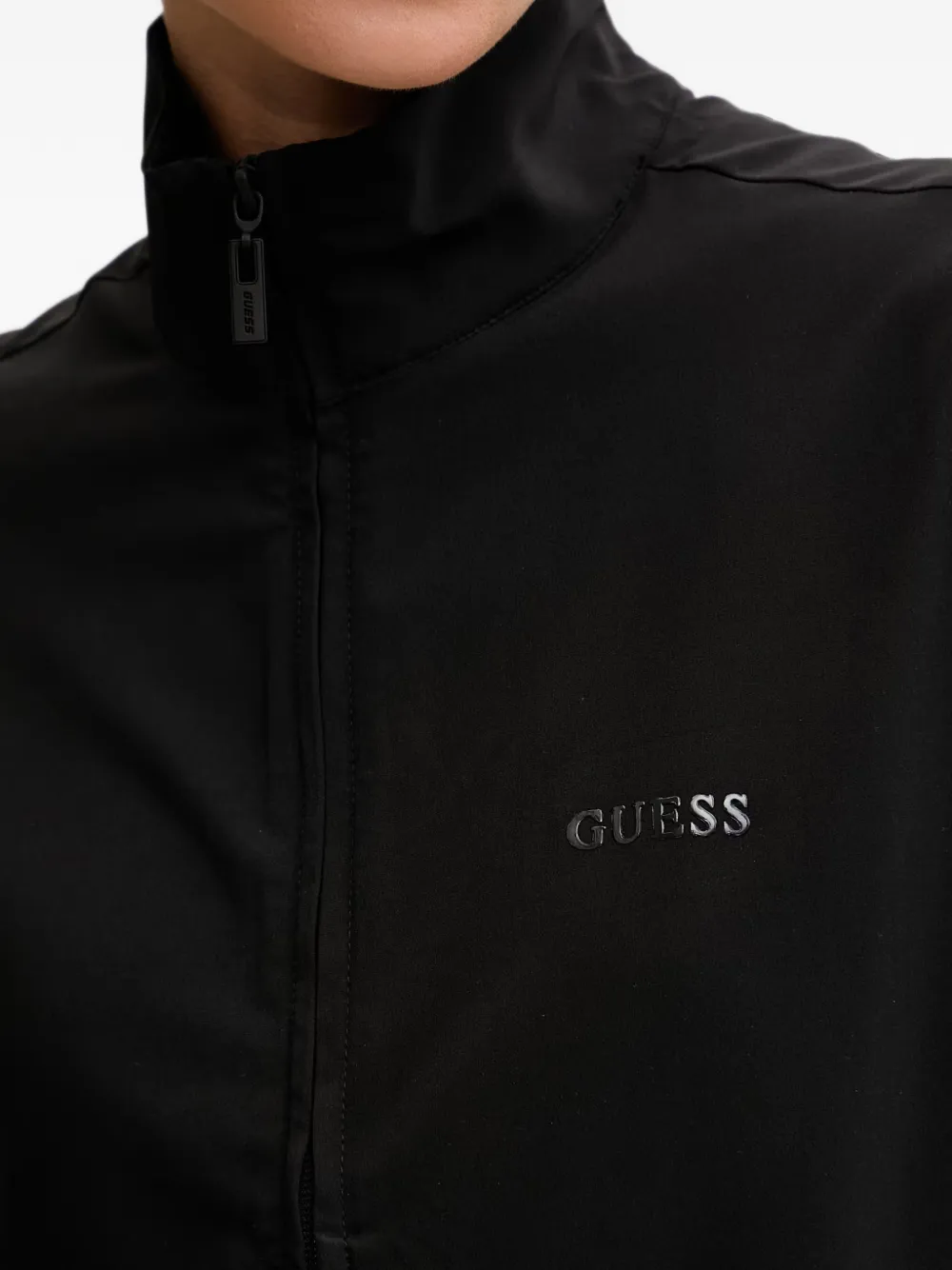 GUESS USA Shirtjack met logoprint Zwart
